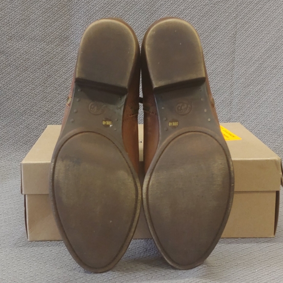 Lucky Brand Basel leather Bootie Toffee-10 - Picture 5 of 16